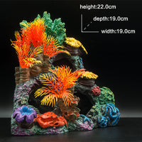 Ornements de corail d'aménagement paysager de réservoir de poissons d'aquarium