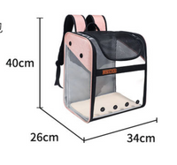 PVC Breathable Large Capacity Cat Carrying Space Capsule Cat Bag Portable Pet Dog Backpack Fold