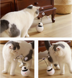 Kedi oyuncak komik kedi oyuncak üçü bir arada robot tumbler lazer kedi oyuncak