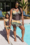 Plavecké šaty Marina West Swim Full Size Clear Waters v hnedej farbe Aloha