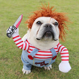 Halloween-Haustier-Kostüm, verstellbares Hunde-Cosplay-Kostüm