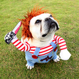 Halloween Pet Costume Nastaviteľný pes Cosplay kostým