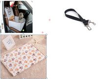 Coussin de siège avant pour tapis de voiture pour animaux de compagnie rétro à double usage