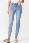 Lovervet Talia Crop Skinny Jeans mit hohem Bund in voller Größe