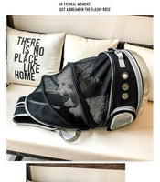 Přenosný batoh pro štěně pro domácí mazlíčky Bublina, nový design vesmírné kapsle 360° kabelka na vyhlídkové zajíce