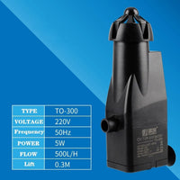 Ενυδρείο Επιφάνειας Oil Skimmer Filter Mini Mute Auto Oil Film Processor Remove Tool for Fish Tank Water Filtration 220-240V