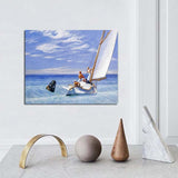 Edward Hopper Ground Swell Wall Art HQ Canvas Print Famous FRAME AVAILABLE