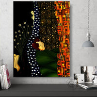 Hochwertiger Giclée-Druck Gustav Klimt Giclée-Leinwand Wandkunst Dekor Poster Gemälde Druck auf Leinwand
