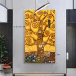 Handgemalte klassische Gustav Klimt Kuss abstrakte Leinwand moderne Kunst