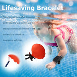 Tragbares Anti-Ertrinken-Lebensrettendes Armband Schwimmendes Schwimmsicherheits-Rettungsgerät Armband Wasserhilfe Lebensretter Für Wassersport