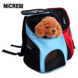 Torba na nosidełko dla psa Przenośna torba podróżna na podwójne ramię Pet Dogs Backpack Outdoor Cat Puppy Front Bag Mesh Backpack Pet Supplies