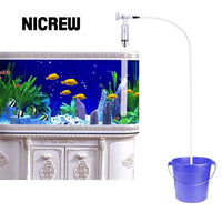 Aquarium Siphon Siphon Fish Tank Aquarium Vacuum Cleaner Gravel Sand Cleaner Vacuum Siphon Filter Water with 8L/min