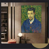 Hand Painted Oil Paintings Van Gogh On Canvas Decor Art Portrait of Dr. Leis