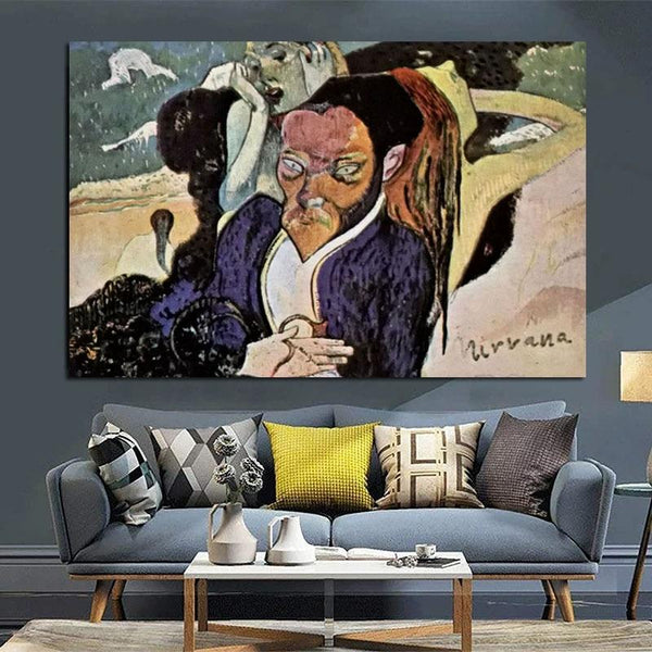 Paul Gauguin Hand Painted Oil Painting Painting Nirvana Portrait de Jacob Meyer de Haan Figure Classic Retro Abstract