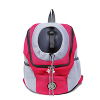 Portable Dog Carrier Bag Double Shoulder Travel Backpack Outdoor Fashion Cat Puppy Front Bag Mesh Backpack Pet Supplies