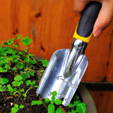 3pcs/5pcs Garden Tools Aluminum Alloy Shovel Rake Trowel Cultivator Lawn Farmland Gardening Bonsai Tools Hand Tool Kit