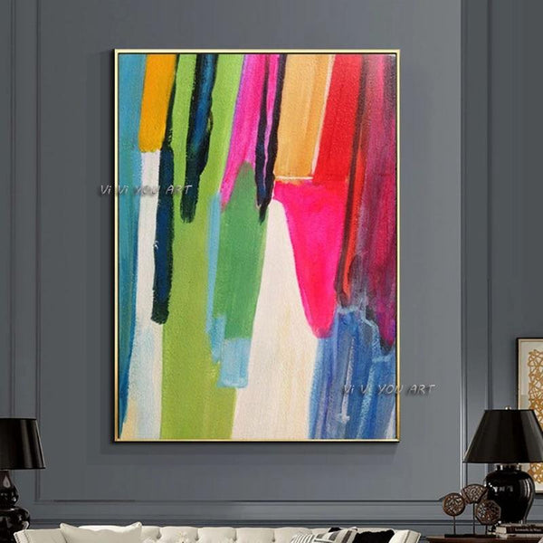 Abstract Art Paintings Modern Canvas Painting Minimalist Colorful Home Room Decoration