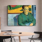 Paul Gauguin Hand Painted Oil Painting Mrs. Lu Lan Abstract People Nordic Classic Retro Room Decor