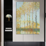 Hânskildere ferneamde skilder Claude Monet Lânskipskeunst abstrakte oaljeskilderijen