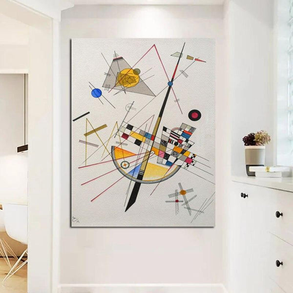 Wassily Kandinsky Doctrine Science Nova Methode Hand Painted Oil Paintings Modern Abstract Wall Art
