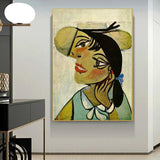 Ručne maľované Gi Abstraktné olejomaľby Nástenné umenie Picasso Girls Modern Decoration Canvas for Home