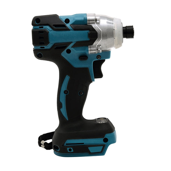 18V Electric Screwdriver Brushless Cordless Impact Wrench 1/4 inch Impact Driver Power Tool Drill for Makita DTD154 Battery