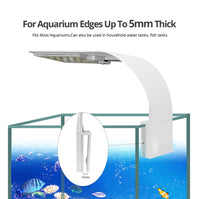 LED-es akváriumi lámpa Akvárium Clip-on LED Növények Növekvő Világítás Vízi Édesvíz Akváriumi Lámpák Vízálló 220V EU csatlakozó