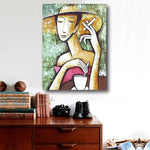 Ručno oslikana uljana slika Picassove poznate slike Platno Umjetnička dekoracija Sažetak