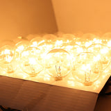 Φωτιστικά εξωτερικού χώρου με χορδές Υδρόγειο φως βεράντας με 27 γυάλινες λάμπες αδιάβροχο κρεμαστό φως πίσω αυλής Βεράντα Μπαλκόνι Διακόσμηση πάρτι
