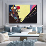 Ręcznie malowane abstrakcyjne obrazy olejne słynne płótno Wassily'ego Kandinsky'ego