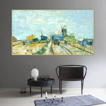 Pintats a mà a l'hort de Montmartre Vincent Van Gogh Pintures a l'oli pintades a mà Decoració abstracta d'habitacions
