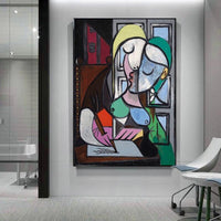 Hand Painted Oil Paintings Picasso The Woman Who Writes a Letter (Mary Teresa) Abstract Wall Art Paintings