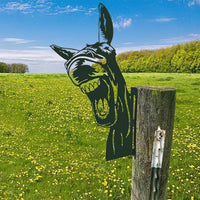 حيوانات المزرعة صورة ظلية ديكور ساحة حديقة الديكور في الهواء الطلق الحيوان الكشافة حصص معدنية الفن تمثال ديكور حديقة الحلي