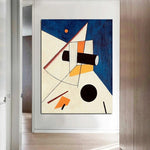 Pintures a l'oli pintades a mà Wassily Kandinsky Art de paret abstracte clàssic modern