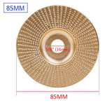 16mm 5/8 inch Bore Extreme Shaping Disc Wood Grinding Wheel Rotary Disc Sanding Carving Tool Abrasive Disc Tools for Angle Grinder