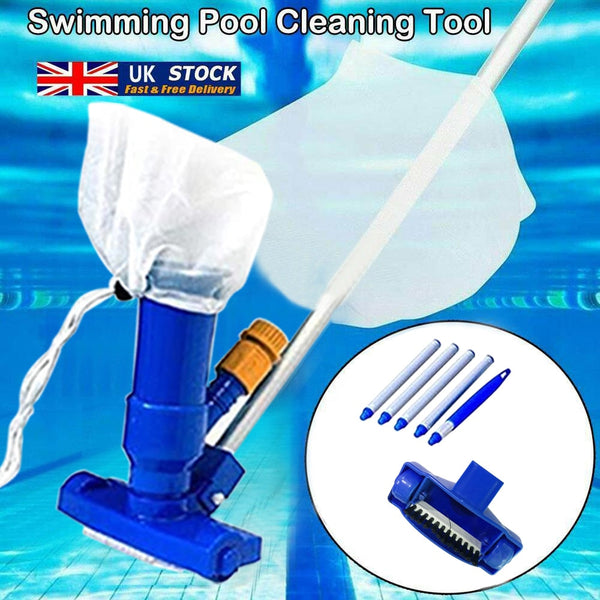 1 Set Jet Swimming Pool Vacuum Cleaner Floating Objects Cleaning Tools Vac Suction Head Pool Fountain Vacuum Brush Cleaner