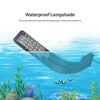 LED Aquarium Light Fish Tank Clip-on LED Plants Grow Lighting Aquatic Freshwater Aquarium Lamps Waterproof 220V EU Plug