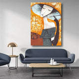Hand Painted Oil Paintings Picasso People Abstract Wall Art Canvas Abstract For Hotel Decors