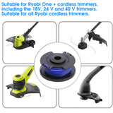 5pcs/lot Trimmer Line Nylon Strimmer Line Grass Brush Cutter Cord Grass Trimmer Replacement Spool for Ryobi One+Cordless Trimmer