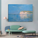 Pintados à mão Claude Monet Seascape Impressão Famosa Paisagem Pintura A Óleo Sala de Artes