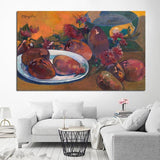 Hand Painted Art Oil Painting Paul Gauguin Still Life with Mango Impressionism Abstract Retro Room Decor