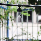 اسپری‌های آبیاری قطره‌ای خودکار آبپاش‌های آبیاری قابل تنظیم میکرو نازل اسپری شیلنگ ابزار باغبانی برای گلخانه‌ها