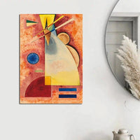 Dipinto a mano moderno di Wassily Kandinsky in un altro dipinto ad olio del 1928 circa, arte da parete per soggiorno