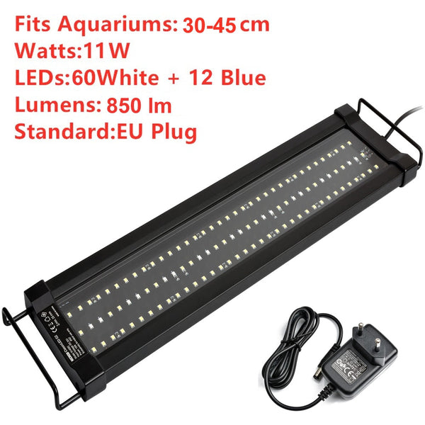 ClassicLED Gen2 Aquarium Light Dimmable Fish Tank Lamp 2-Channel Control White Blue Aquatic Plant Light with Controller