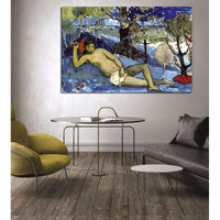 Paul Gauguin Hand Painted Oil Painting Beautiful Queen Abstract People Landscape Classic Retro Decor