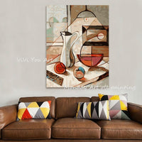 Hand Painted Picasso Oil painting abstract oil painting modular painting wall pictures for bedroom figure artwork wall picture