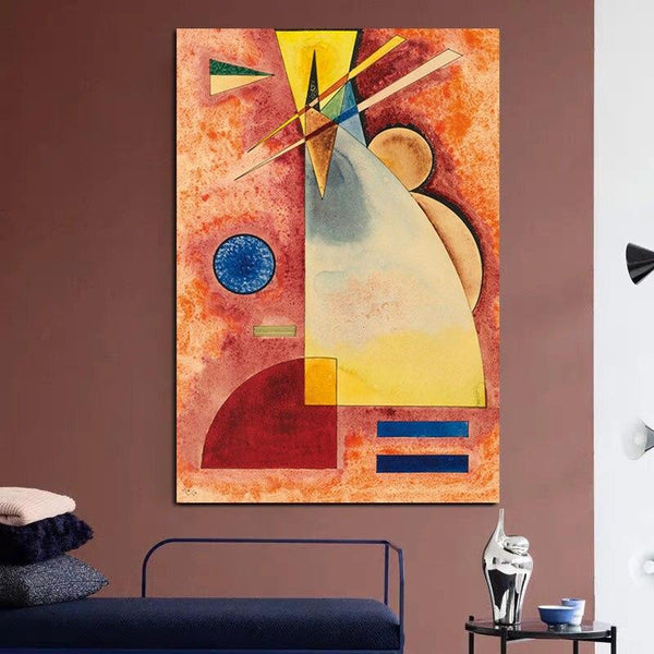 Hand Painted Modern Wassily Kandinsky In Another Circa 1928 Oil Paintings Wall Art for Living