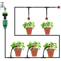 DIY点滴灌漑システム庭の散水システム自己散水園芸ツールと機器ホースマイクロドリップY型コネクタ