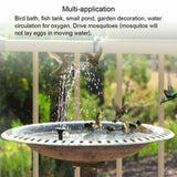 نافورة شمسية حديقة بركة نافورة مضخة مياه تعمل بالطاقة الشمسية نافورة مياه مستديرة لتزيين الحديقة في الهواء الطلق حمام الطيور