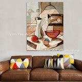 Hand Painted Picasso Oil painting abstract oil painting modular painting wall pictures for bedroom figure artwork wall picture